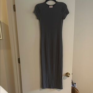 Showpo Gray Midi Dress
